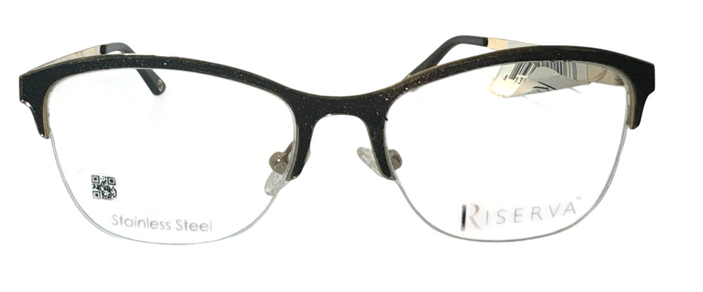 RISERVA 9243 BLACK GOLD AUTHENTIC EYEGLASSES FRAMES 51-17-135